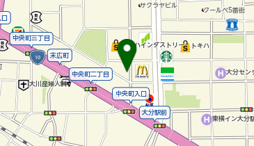 奇跡の手羽先サラリーマン横丁 中央町店の地図画像