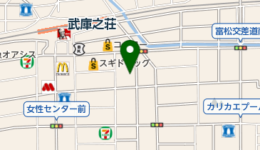 串かつ  すな田の地図画像