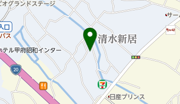 月夜のライオンの地図画像
