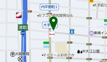 大手通愛宕屋の地図画像