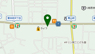 お好み焼き・鉄板焼き きん太 八尾店の地図画像