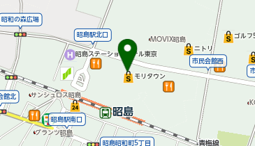 ディッパーダン 昭島モリタウン店の地図画像
