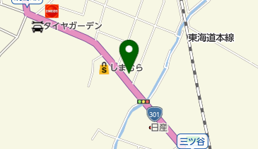パピヨン 新居店の地図画像