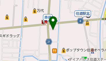 串かつ 串あんの地図画像