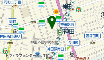 神田まる豚の地図画像