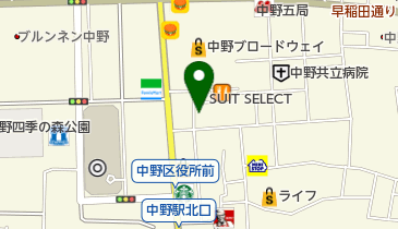 元祖寿司 中野サンモール店の地図画像