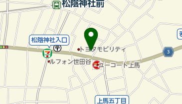 麺通 若林店の地図画像
