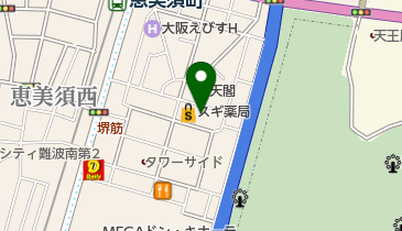 串かつ弁慶の地図画像