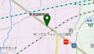 三島 焼肉 ひえんの地図画像