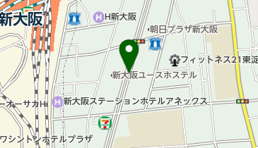 辛口Lab.新大阪の地図画像