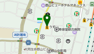 銀座 ハゲ天 郡山うすい店の地図画像
