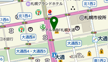 OMS 札幌大通ビッセ店の地図画像