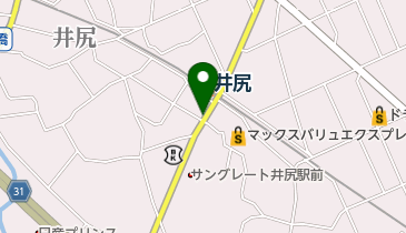 アニーカフェの地図画像