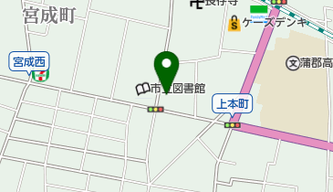 料理うえむらの地図画像