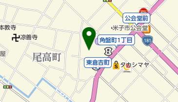 籠乃鶏 大山 角盤町店の地図画像