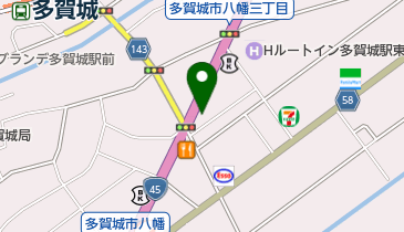 インドレストラン ガンジーの地図画像