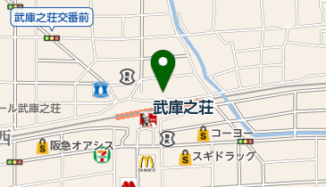 マメタク 武庫之荘店の地図画像