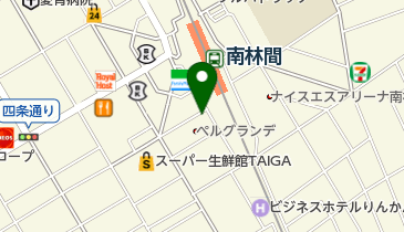 インドレストランディーガハウスの地図画像