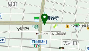 まぐろや 石亭 御器所店の地図画像