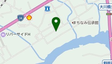 北山牛乳店の地図画像