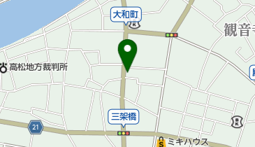 焼肉 行天の地図画像