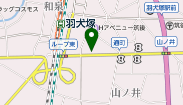 まるしんうどんの地図画像