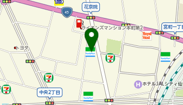 おかん 分店の地図画像