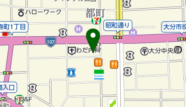 ココラート 大分店の地図画像