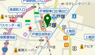 いろり庵きらく 戸塚店の地図画像