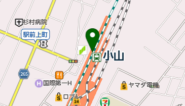 宇味家 JR小山駅構内店の地図画像