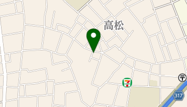 名曲喫茶 ショパンの地図画像