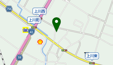 美味亭の地図画像