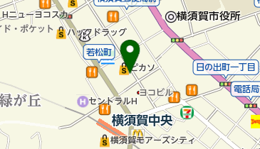 上海亭 (横須賀中央店)の地図画像