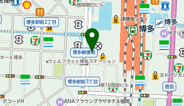 焼とりの八兵衛 博多店の地図画像