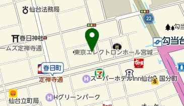 鉄板焼き 楓(メープル)の地図画像