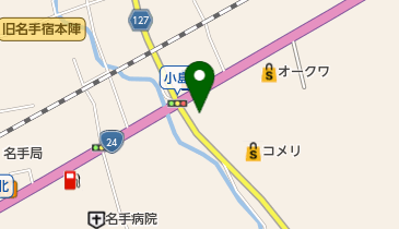 裕福 名手店の地図画像