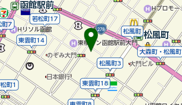 函館大門食堂 ダイナー カラマーロの地図画像