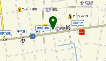 黒岩土鶏専門店 嶋うたの地図画像