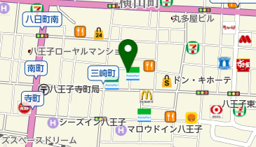 ジンホア 八王子店の地図画像