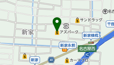 ボルサ アズパーク店の地図画像