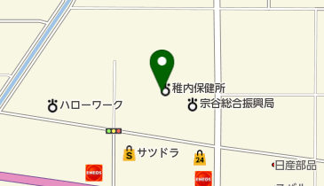 宗谷総合振興局食堂の地図画像