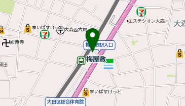 居酒屋 梅林 梅屋敷の地図画像