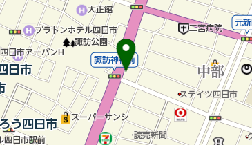 Pasta Carino 諏訪店の地図画像