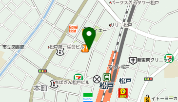 串かつ でんがな 松戸店の地図画像