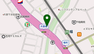 和風お食事処いろはの地図画像