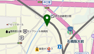 石橋 ライオンカレーの地図画像