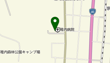 市立稚内病院食堂の地図画像