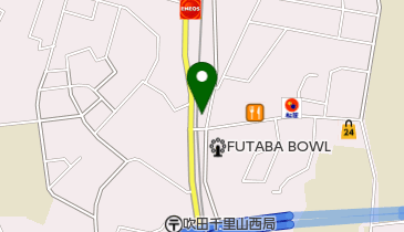 焼肉レイサーズの地図画像