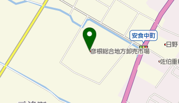 市場の食堂の地図画像