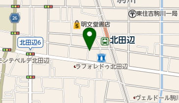 ハワイアンカフェ マハナの地図画像